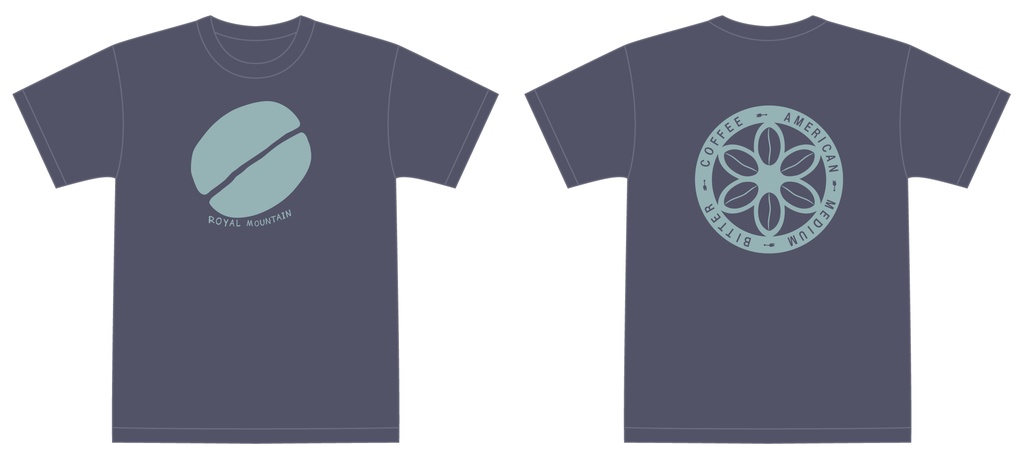 「ロイヤルマウンテン珈琲豆Tシャツの2025年新色 こちらの通販受付、本日中です 」|珈琲貴族のイラスト