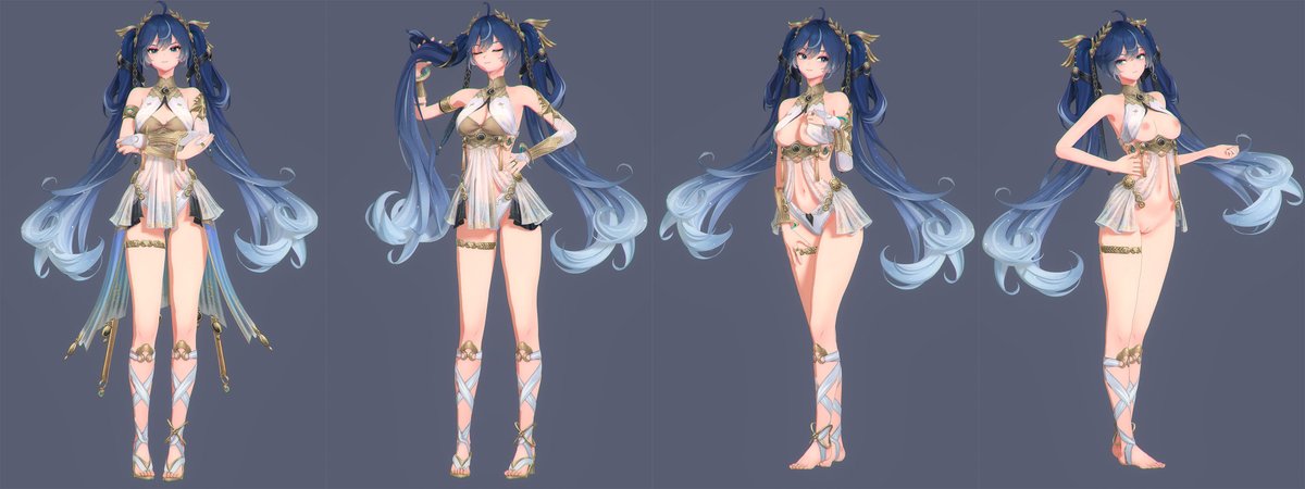 Iuno from Wuthering Waves (.blend) now in my patreon.com/posts/model-wu… or kallenz.gumroad.com/l/rsrdp

#WutheringWaves #nsfw #3DModel #Iuno #Blender