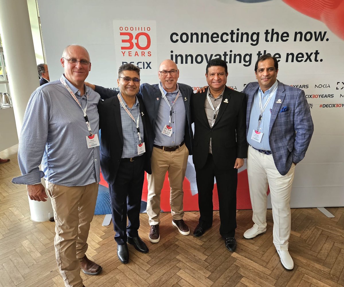 InterGlobix's tweet image. Continuing our coverage:
Three decades of connection. One unforgettable celebration.
InterGlobix was honored to join the DE-CIX 30th Anniversary Summit in Frankfurt, a landmark gathering that brought together the trailblazers of the Internet’s past and the architects of its…