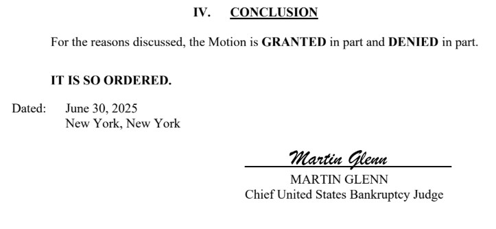 CelsiusFacts's tweet image. 🔥🤑Tether Motion to Dismissed #CelsiusNetwork DENIED, Tether could have to giveaway 57k BTC! ($6B)
@Tether_to and @paoloardoino just took a big loss in the Celsius case. Tether will now likely try to look at settling at bankruptcy prices or look for a value below the contested…