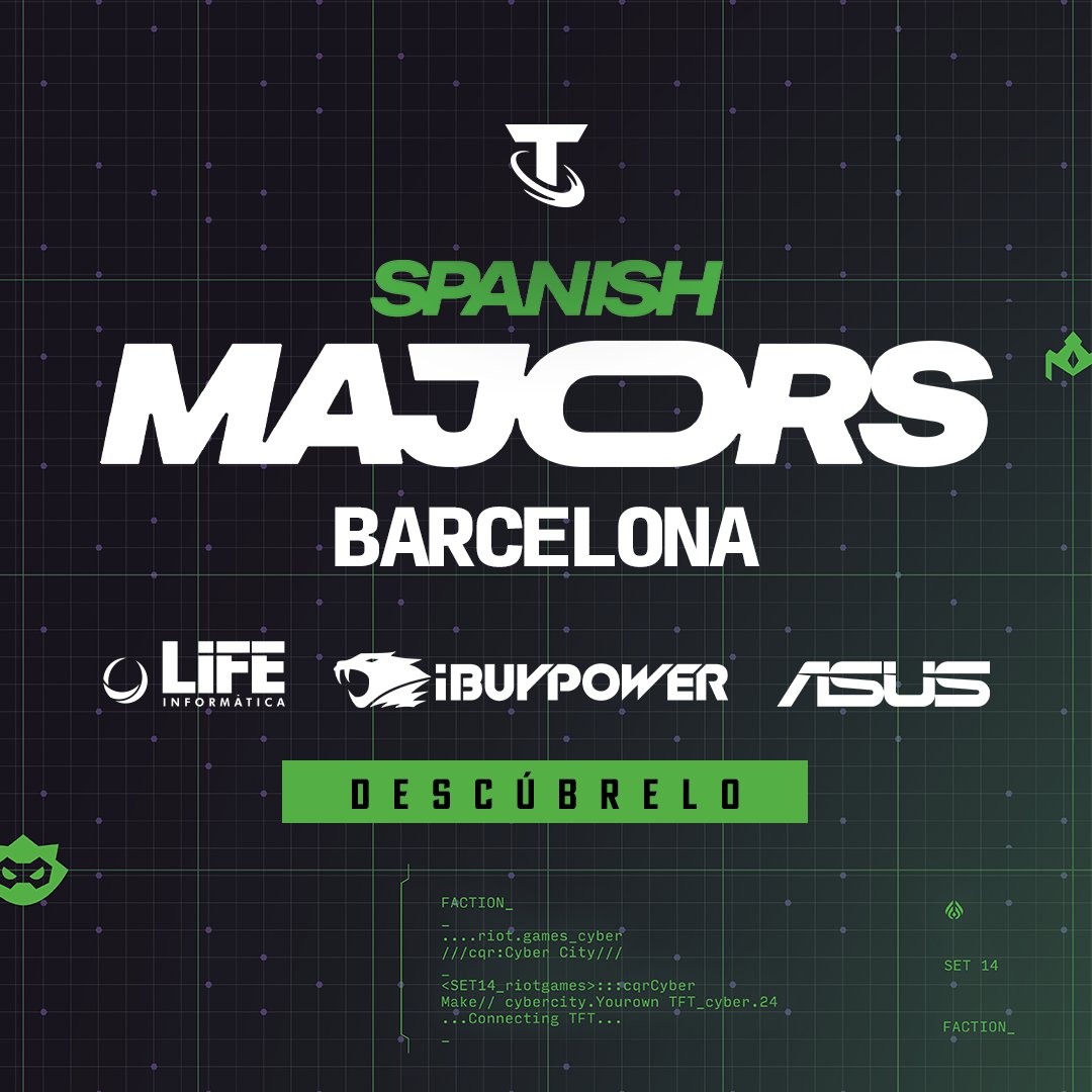 LIFE Informàtica (@lifeinformatica) on Twitter photo Ya queda menos de una semana para el evento más grande de España de Teamfight Tactics que organizamos en colaboración con <a href="/TFT_ES/">Teamfight Tactics ES</a>, <a href="/iBUYPOWER_spain/">iBUYPOWER | España</a> y <a href="/ASUS_ib/">ASUS España</a>. 🚀🎮
Descubre todos los detalles y consigue ya tu entrada. ¿Te lo vas a perder?
Mas info. aquí.👉lc.cx/VvohjX Ya queda menos de una semana para el evento más grande de España de Teamfight Tactics que organizamos en colaboración con <a href="/TFT_ES/">Teamfight Tactics ES</a>, <a href="/iBUYPOWER_spain/">iBUYPOWER | España</a> y <a href="/ASUS_ib/">ASUS España</a>. 🚀🎮
Descubre todos los detalles y consigue ya tu entrada. ¿Te lo vas a perder?
Mas info. aquí.👉lc.cx/VvohjX