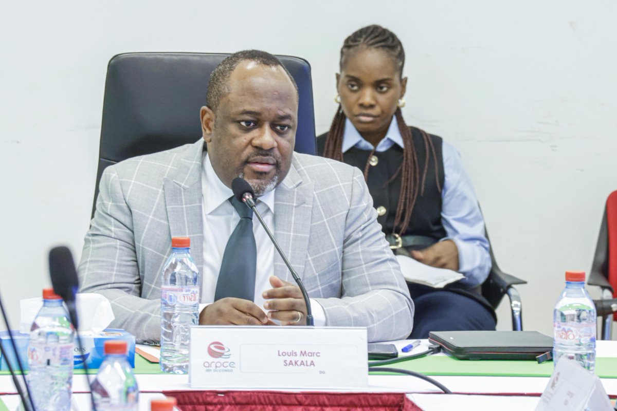 ARPCECongo's tweet image. Il s&apos;est ouvert ce jour, lundi 30 juin 2025, au siège de notre institution, le deuxième Comité de Direction de l’Agence de Régulation des Postes et des Communications Electroniques pour l’année 2025,
présidé par le Directeur Général Louis-Marc SAKALA. 
#ARPCECongo