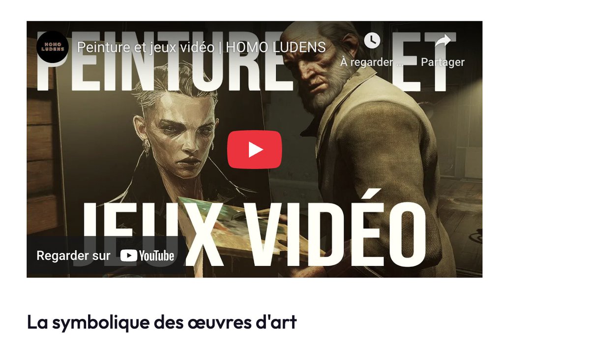 Prolonger #UPHA25 | 📖🎙️Article et podcast <a href="/franceculture/">France Culture</a> sur "Every Game a Museum", la genèse d'un site consacré aux représentations d'œuvres d'art dans les #JeuxVidéo 👉radiofrance.fr/franceculture/…
#Ludification
@eduscol_AP