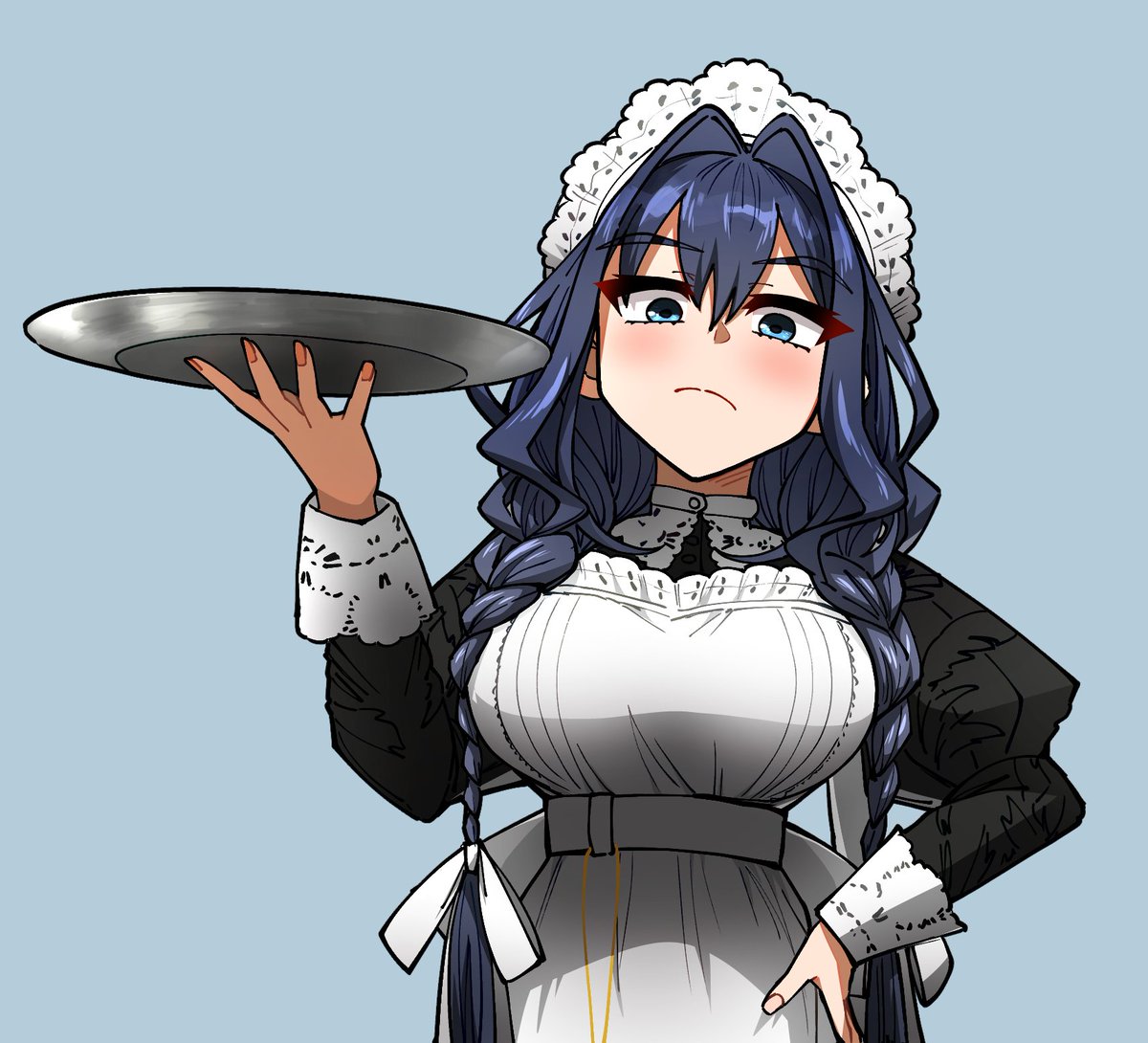 DDOLBANG11's tweet image. #HololiveEN
#kronillust
"What are you doing, master?"