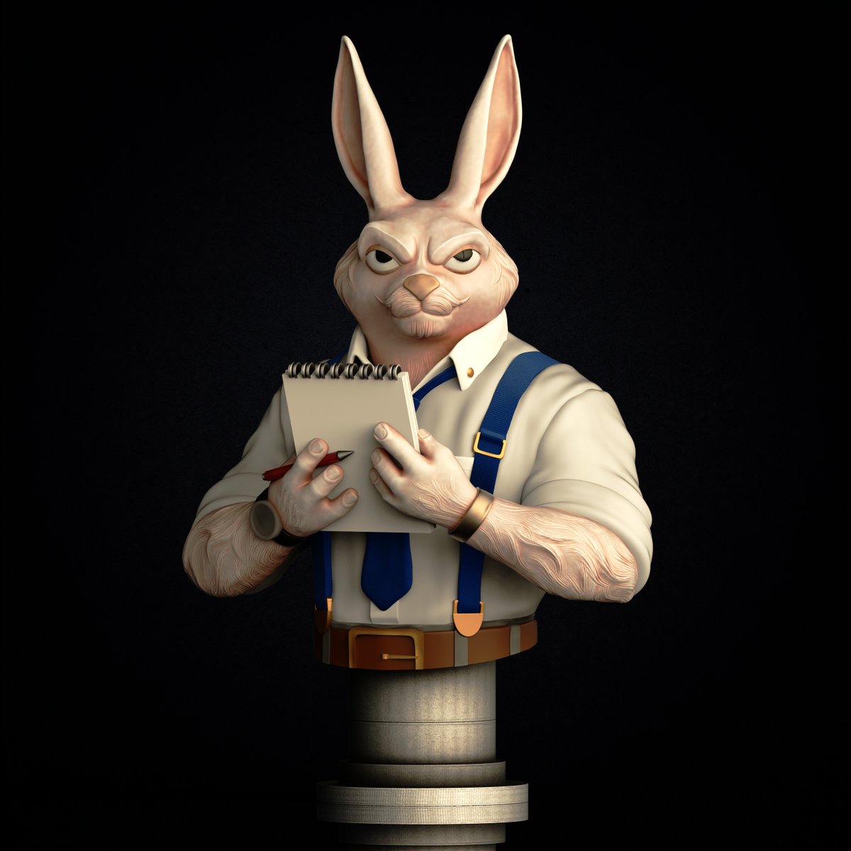 fotismint's tweet image. Corporate Wildlife Series #4
"Gus Hasel, Logistics Supervisor"
#zbrush #3dmodeling #3dprinting #keyshot