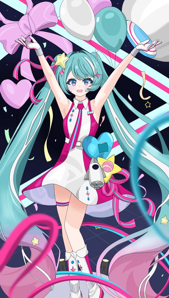 Default323232's tweet image. マジミラ10thミクちゃん〜
#マジカルミライ10th #初音ミク