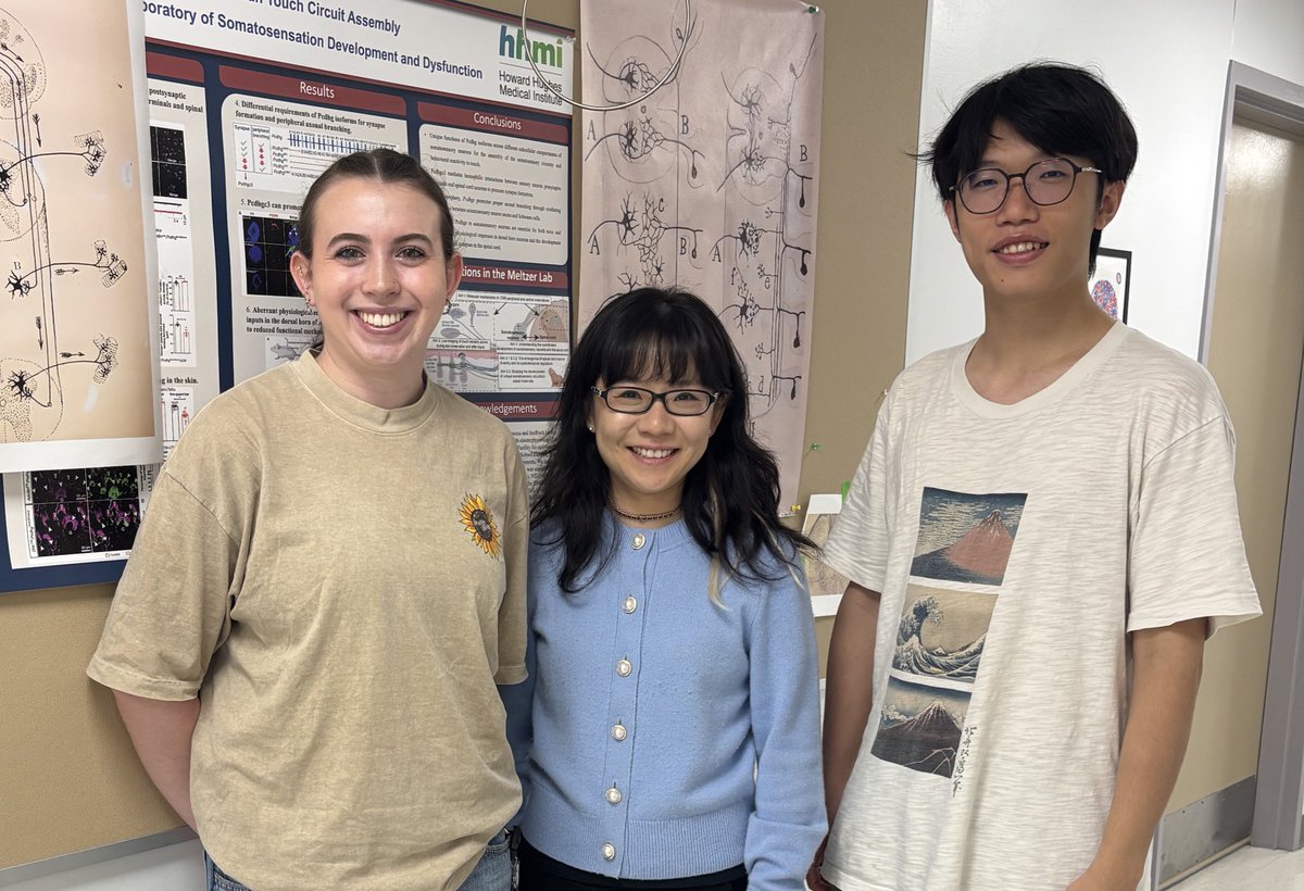 Shan Meltzer (@shanmeltzer) on Twitter photo Super excited to welcome Emily from <a href="/BatesCollege/">Bates College</a> and Changhao from <a href="/PKU1898/">Peking University</a> to my lab! They will dive into the developmental and cell biology of somatosensory neuron development. 😊 Super excited to welcome Emily from <a href="/BatesCollege/">Bates College</a> and Changhao from <a href="/PKU1898/">Peking University</a> to my lab! They will dive into the developmental and cell biology of somatosensory neuron development. 😊