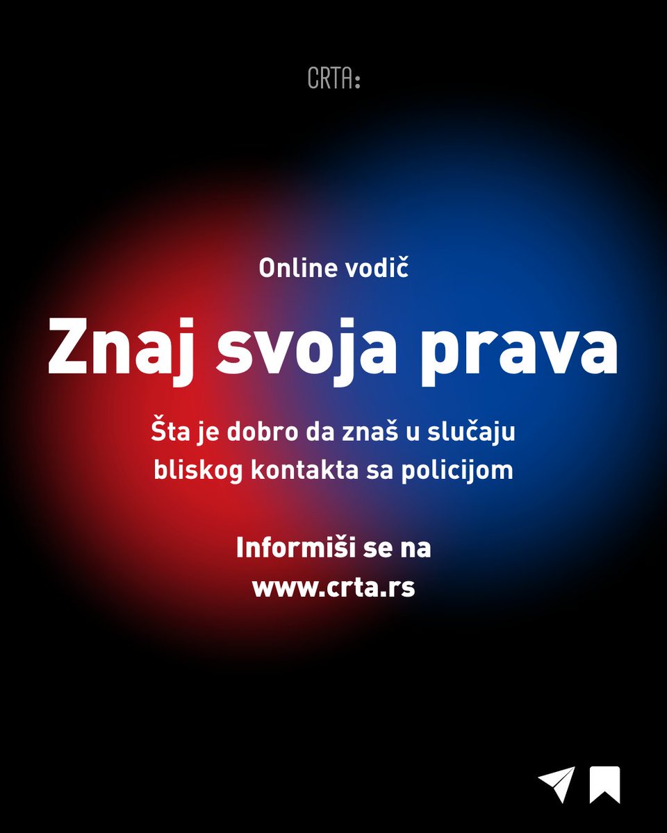 Vodič je dostupan na našem sajtu 👉 crta.rs/znaj-svoja-pra…
