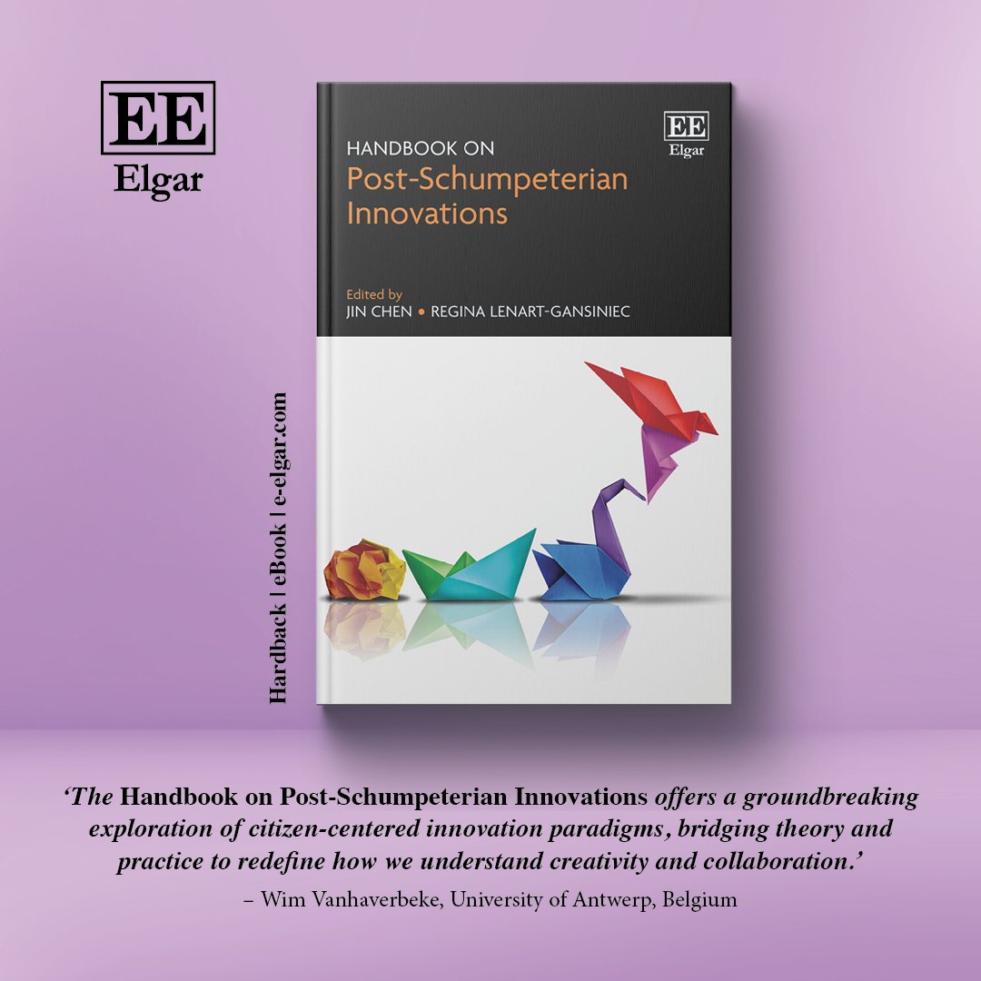 Elgar_Economics's tweet image. 🔔 Out now: Handbook on Post-Schumpeterian Innovations, edited by Chen Jin and Regina Lenart    

FREE content: doi.org/10.4337/978103…

More information: e-elgar.com/shop/isbn/9781…

#PostSchumpeterian #Business #EvolutionaryEconomics