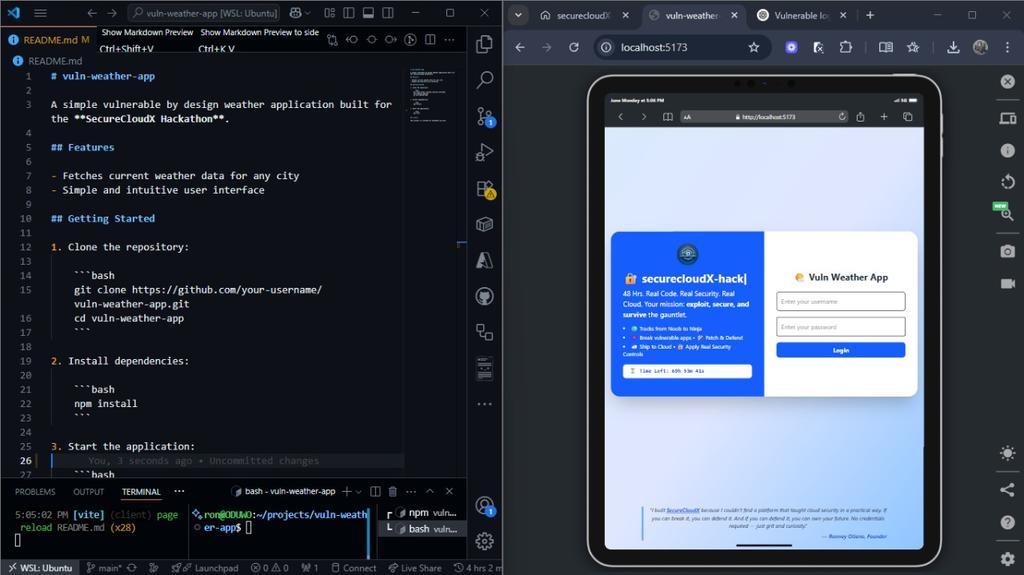 securecloudX's tweet image. securecloudX-hackathon in the kitchen  🥳🔥a hackathon to teach practically how to break, fix and secure an application from code to cloud. Currently building it. for a better win, proceed to securecloudx.pages.dev and start the open challenges.
I can&apos;t wait to see this done🥳🥳