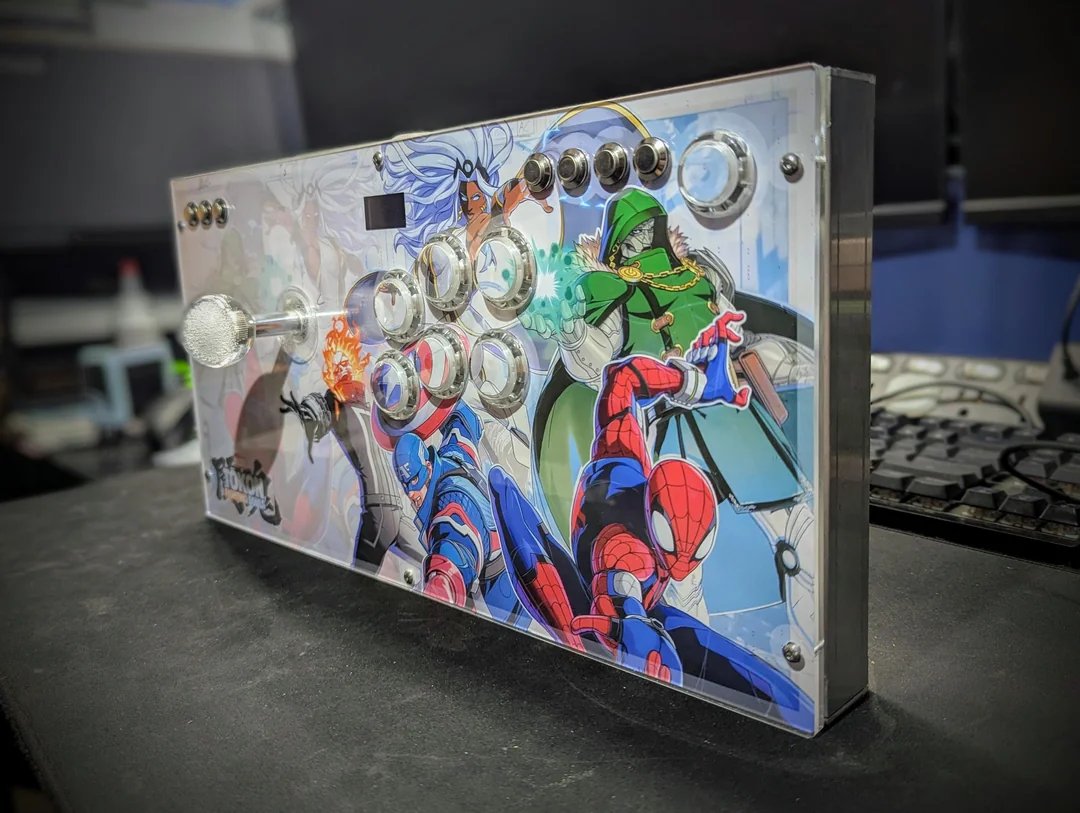 fightstickart's tweet photo. Marvel Tokon - BurnerAzR https://t.co/rLNRyKPcwZ