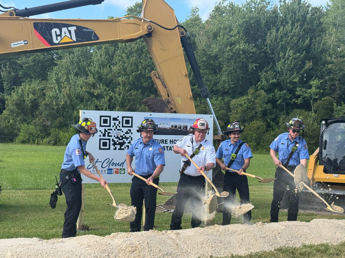 Paula4FLHouse47's tweet photo. π Exciting Day for St. Cloud!
Friday, I had the opportunity to attend the Groundbreaking Ceremony for St. Cloud Fire Station 32βa project that will enhance emergency response and public safety for our fast growing community.
#StCloudFL #PublicSafety #FireStation32 https://t.co/8qZS06X4Fv