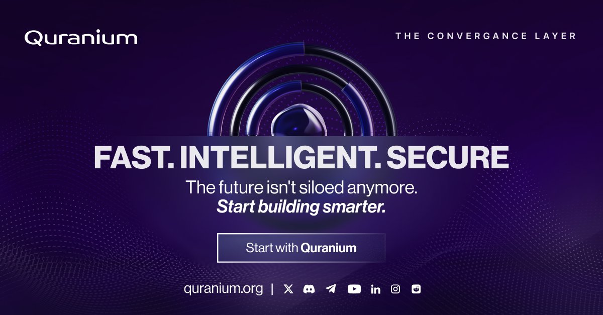 AlgoCherry's tweet image. The future won't be split. Quantum, AI, & blockchain are merging fast. At @quranium_org
, they're building a new layer: quantum-safe, AI-driven, Ethereum-ready. One chain, endless possibilities. #TechConvergence #Ai #wallet #token