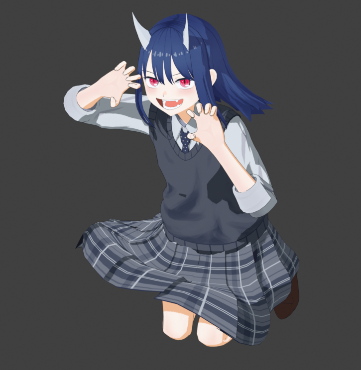 omutako_3's tweet photo. 青木ルリ🐲
#blender #ルリドラゴン https://t.co/LLQ2g6MNgt