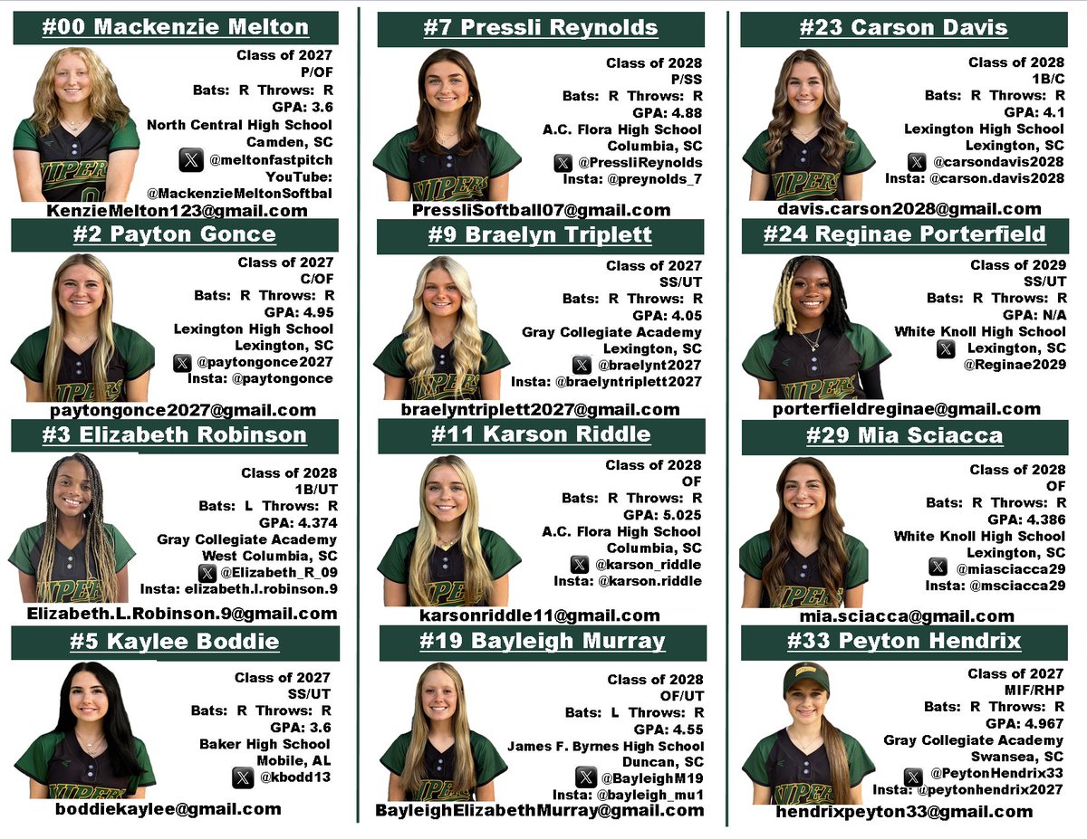 Atlanta Vipers '09-Gonce (@vipersgonce) on Twitter photo 📢 COACHES in COLORADO‼️ Meet our girls TODAY at the Atlanta Vipers Organizational Workout, 7-9pm at the Aurora Sports Park, Pod C, Field 2.
First game Tuesday July 1, Brighton Sports Complex, Field 4 @ 8am.💪 #BeTheStandard #ViperNation
<a href="/COSparkFire/">CO 4th of July</a> <a href="/karson_riddle/">Karson Riddle</a> 📢 COACHES in COLORADO‼️ Meet our girls TODAY at the Atlanta Vipers Organizational Workout, 7-9pm at the Aurora Sports Park, Pod C, Field 2.
First game Tuesday July 1, Brighton Sports Complex, Field 4 @ 8am.💪 #BeTheStandard #ViperNation
<a href="/COSparkFire/">CO 4th of July</a> <a href="/karson_riddle/">Karson Riddle</a>