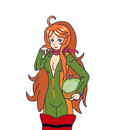 nthn_vocakong2's tweet image. めろん完成、口紅描くの初めてですわい。