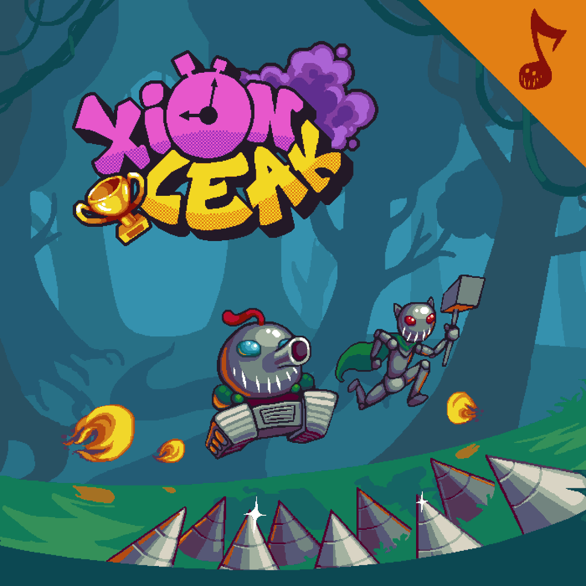 🌞 Summer news!! 🏝️

Xion Leak soundtrack is available on:
- Steam
- Spotify
- Deezer
- YouTube Music
- Apple Music

Drum&amp;bass x acid jazz in it! (not sure it's a real music category, but whatever)

Enjoy! ✨