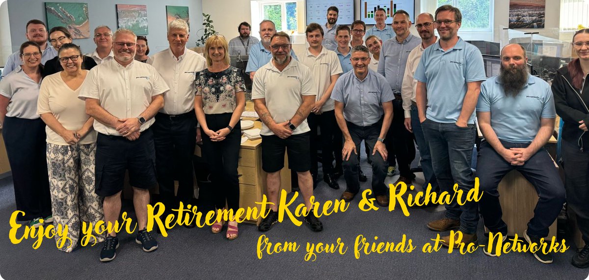 Enjoy your retirement Karen &amp; Richard - we are going to miss you!