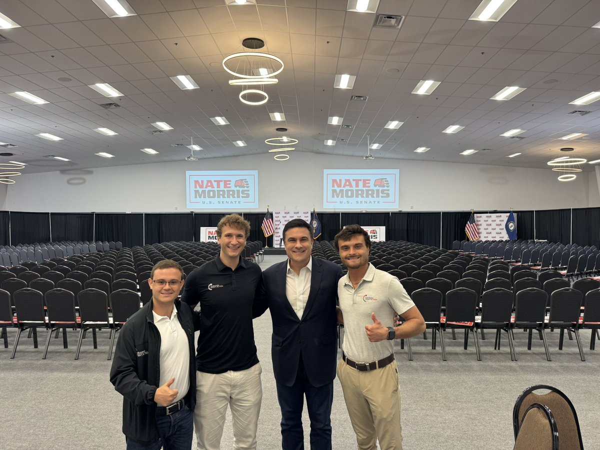 Exciting day out here in Kentucky with <a href="/NateMorris/">Nate Morris</a> and COUNTLESS Patriots to hear from <a href="/charliekirk11/">Charlie Kirk</a> 🔥

<a href="/TPAction_/">Turning Point Action</a> is actively getting hundreds involved with the work we are doing across the country! 🇺🇸