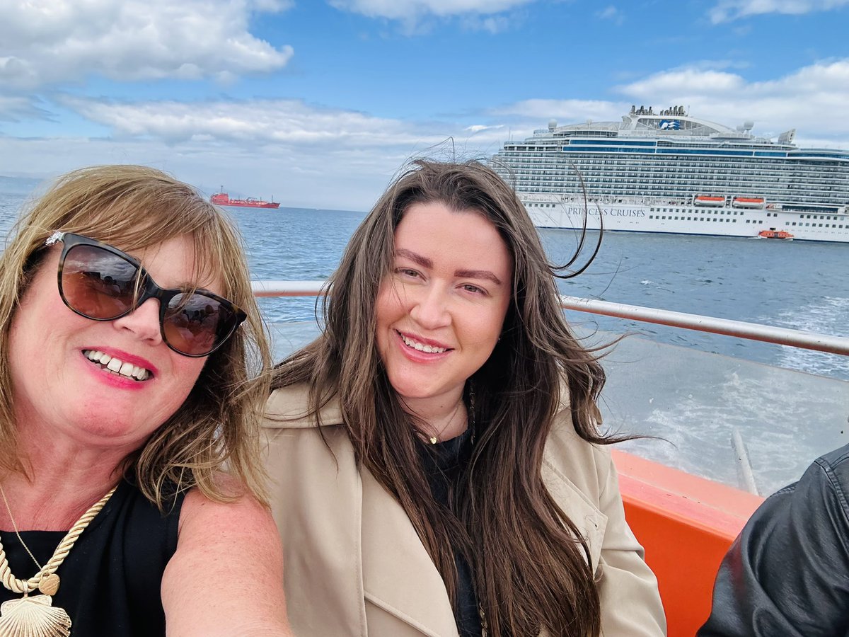 Ship visit with <a href="/PrincessCruises/">Princess Cruises</a> #dublin #regalprincess