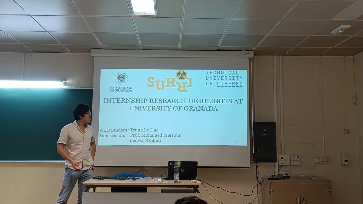 microlab103's tweet image. Trung Le Duc from Liberec - PhD exchange student:"Grateful for a 3-month stay at @CanalUGR under Prof. Mohamed L. Merroun's supervision. I worked on microbial interactions with concrete and heavy metal bioremediation. Thanks to the @SURRI_2023 project and the whole research team"