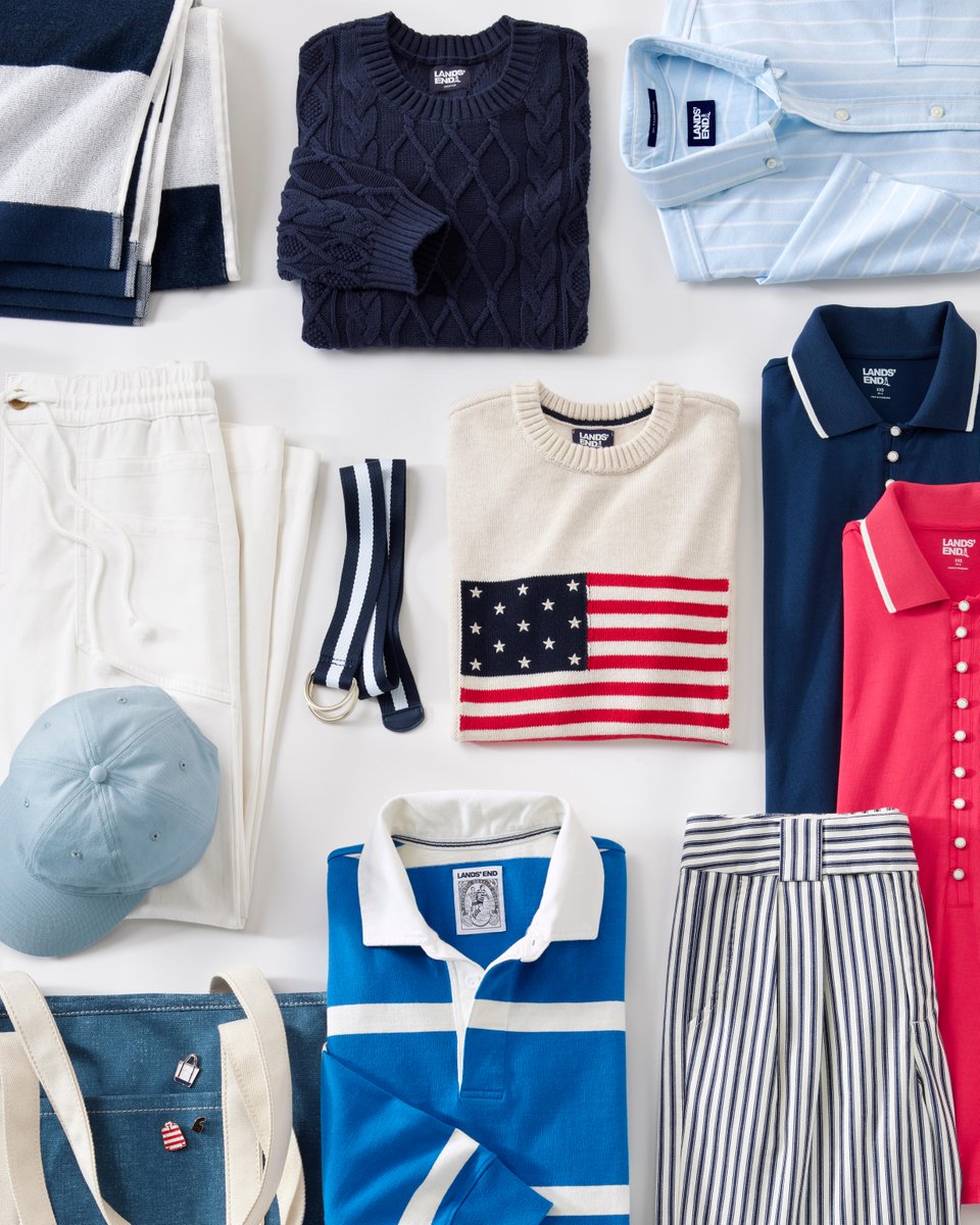 The Red, White and Blue Edit: Your one-stop-shop for perfect Fourth of July picks, from heat-beating outfits to must-add accessories. ❤️🤍💙 Time’s running out – shop today: spr.ly/601545kGX