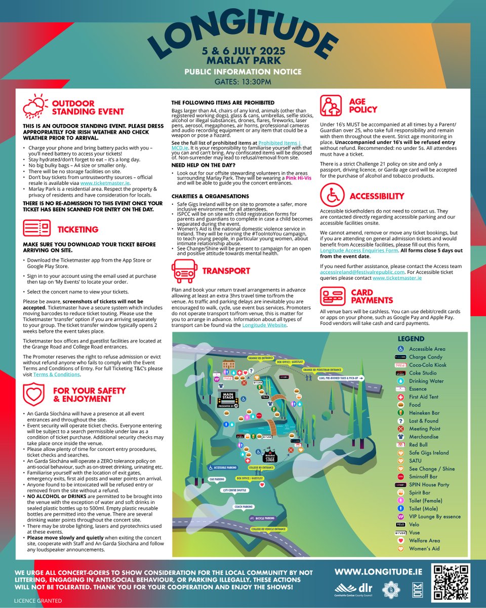 Longitude Festival (@longitudefest) on Twitter photo ๐ท๐ผ๐ฉ๐ณ๐ฐ๐ช ๐ฐ๐ต๐ญ๐ถ๐น๐ด๐จ๐ป๐ฐ๐ถ๐ต ๐ต๐ถ๐ป๐ฐ๐ช๐ฌ โผ๏ธ
Here's all the info you need to know ahead of Longitude Festival this weekend!
โญ๏ธ For full info, visit bit.ly/LongitudePIN
๐ง View PDF version here: bit.ly/Long-PDF
๐๏ธ For available tickets, visit ๐ท๐ผ๐ฉ๐ณ๐ฐ๐ช ๐ฐ๐ต๐ญ๐ถ๐น๐ด๐จ๐ป๐ฐ๐ถ๐ต ๐ต๐ถ๐ป๐ฐ๐ช๐ฌ โผ๏ธ
Here's all the info you need to know ahead of Longitude Festival this weekend!
โญ๏ธ For full info, visit bit.ly/LongitudePIN
๐ง View PDF version here: bit.ly/Long-PDF
๐๏ธ For available tickets, visit