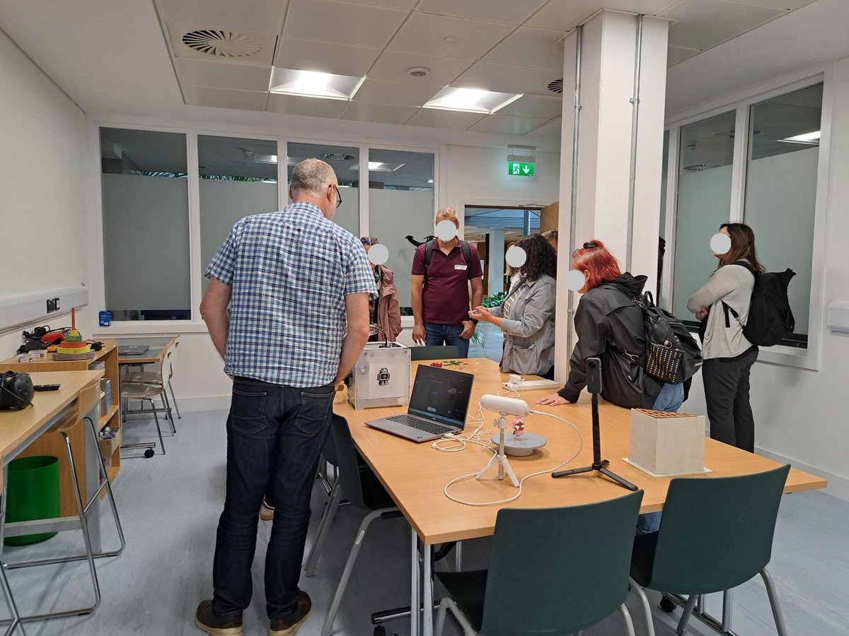 Delighted to host some of the Technical Trainers Network to our Makerspace last week. 
They got to see our Virtual Tours, #3Dprinting, #3Dscanning &amp; VR. 
This visit included our Digitisation Suite &amp; Media Lab!
Thank you Stavros Angelis for your interest in visiting!
#makermonday