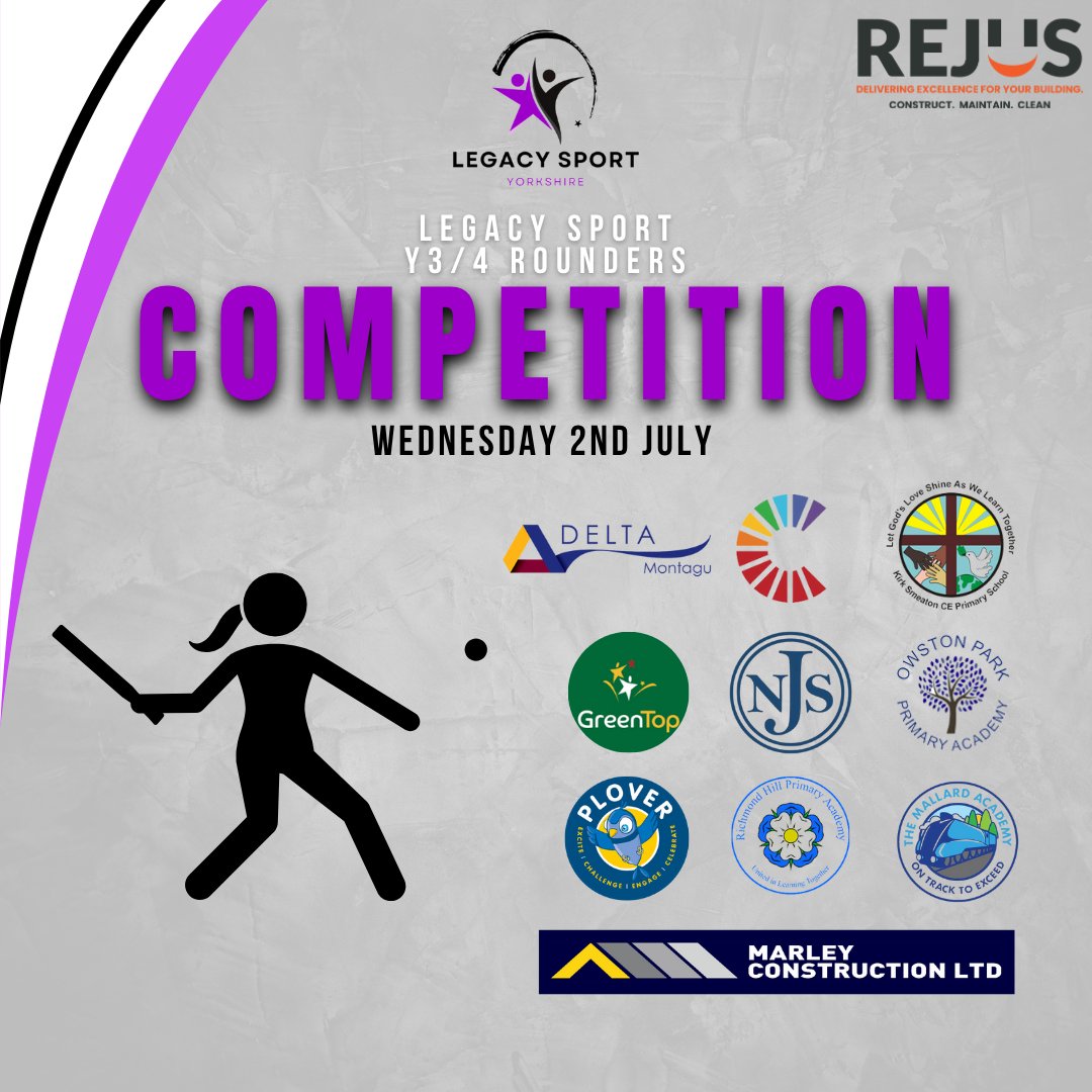 LegacySportYorkshire (@legacysportyrks) on Twitter photo We're back at <a href="/DeltaTheLaurel/">The Laurel Academy</a> this week for the 2nd instalment of our Rounders competitions!
Kirk Smeaton C of E Primary School claimed the Y5/6 title last week, we'll be battling it out to see who can take the honours this week!
Looking forward to seeing:
<a href="/CarcroftSchool/">Carcroft School</a> We're back at <a href="/DeltaTheLaurel/">The Laurel Academy</a> this week for the 2nd instalment of our Rounders competitions!
Kirk Smeaton C of E Primary School claimed the Y5/6 title last week, we'll be battling it out to see who can take the honours this week!
Looking forward to seeing:
<a href="/CarcroftSchool/">Carcroft School</a>