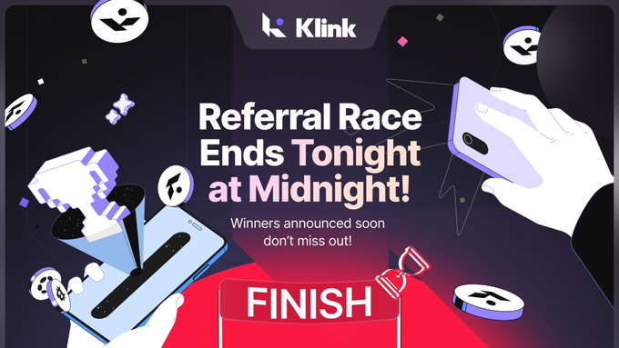 ⏳ Final Countdown! 

Our Referral Race ends TODAY at midnight UTC! 🏁 

Last chance to invite your friends and secure your spot on the leaderboard! Don’t miss out! 🚀