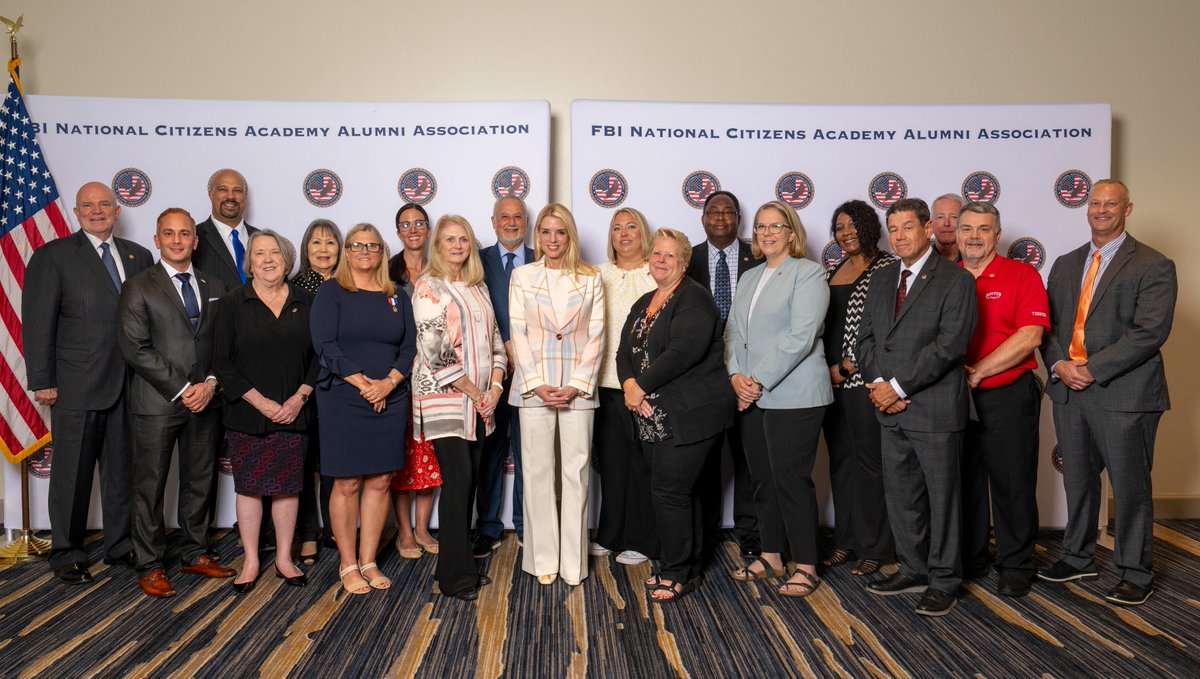 It was a pleasure to speak to the FBI National Citizens Academy Alumni Association last week. Programs like this are essential to building bridges between local communities and federal law enforcement.
