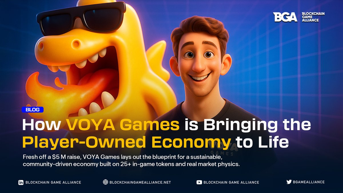 Blockchain Game Alliance (@bgamealliance) on Twitter photo Bear market? More like builder’s market. 💪
<a href="/Voya_Games/">VOYA Games</a> just raised $5 M to prove a true player-owned economy can thrive - even when headlines say Web3 gaming is “DEAD.”
In our latest interview, founder <a href="/rev1x0/">rev0 | BL0CK #0001 🤫</a> reveals how a 25-token loop and lessons from Idle Miner Tycoon are Bear market? More like builder’s market. 💪
<a href="/Voya_Games/">VOYA Games</a> just raised $5 M to prove a true player-owned economy can thrive - even when headlines say Web3 gaming is “DEAD.”
In our latest interview, founder <a href="/rev1x0/">rev0 | BL0CK #0001 🤫</a> reveals how a 25-token loop and lessons from Idle Miner Tycoon are