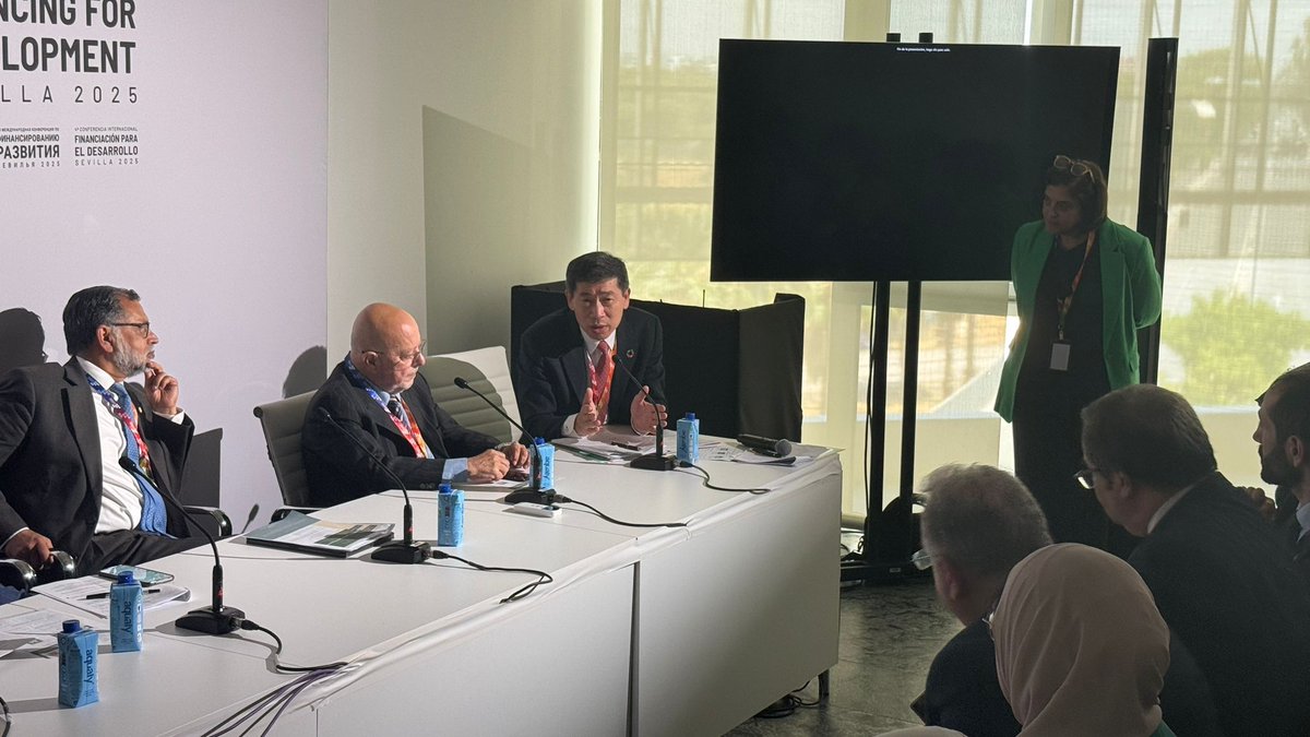 HaoliangXu's tweet image. Financing development pathways even when a country faces protracted crisis is critical. For Syria, this is a vital element to its future.

In my remarks at #FFD4 today, I reminded delegates to advocate that durable peace is possible through investments in sustainable development.