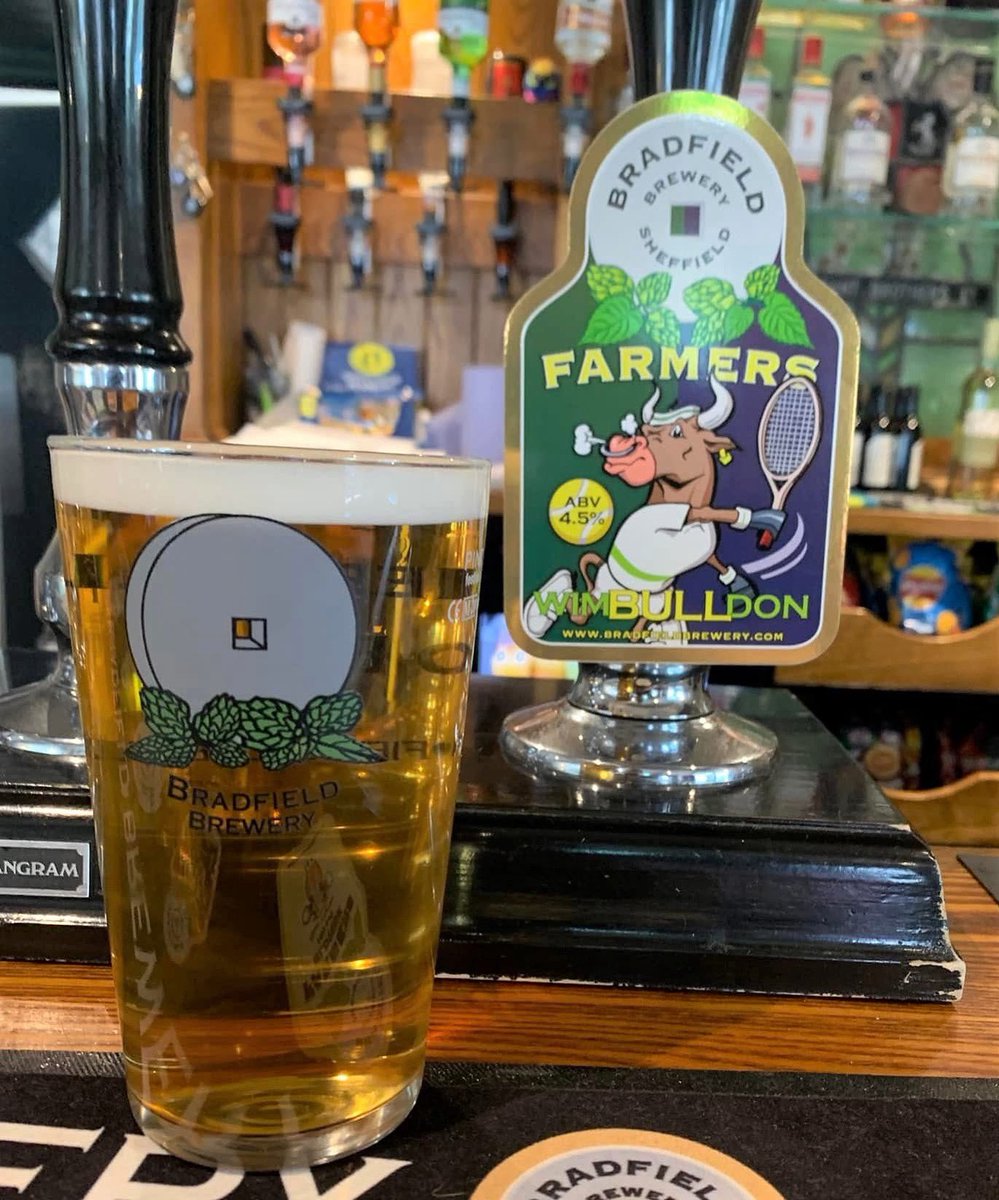 🎾Wimbledon has kicked off today, so it’s only right to make the most of this heatwave with our very own Wim-Bull-Don; a 4.5% thirst quenching pale!

#wimbledon #heatwave #MondayMood