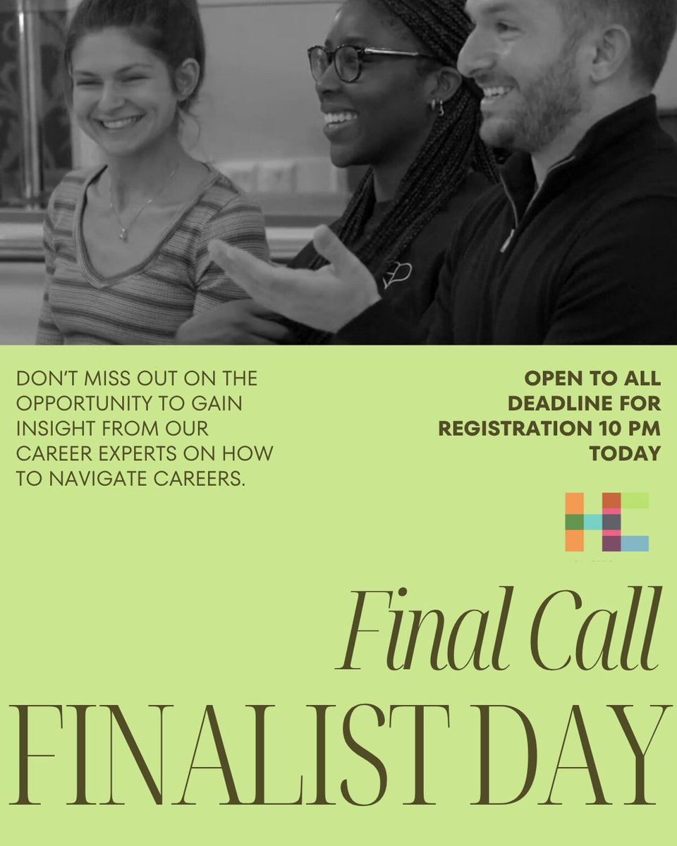 HChangemakers's tweet image. Don't Miss out on the fantastic opportunity to gain advice from our career experts on how to navigate careers post-university this Wednesday from 1-5pm!
This is open to all! Registration link forms.gle/NAr4JgvHA4o29L…