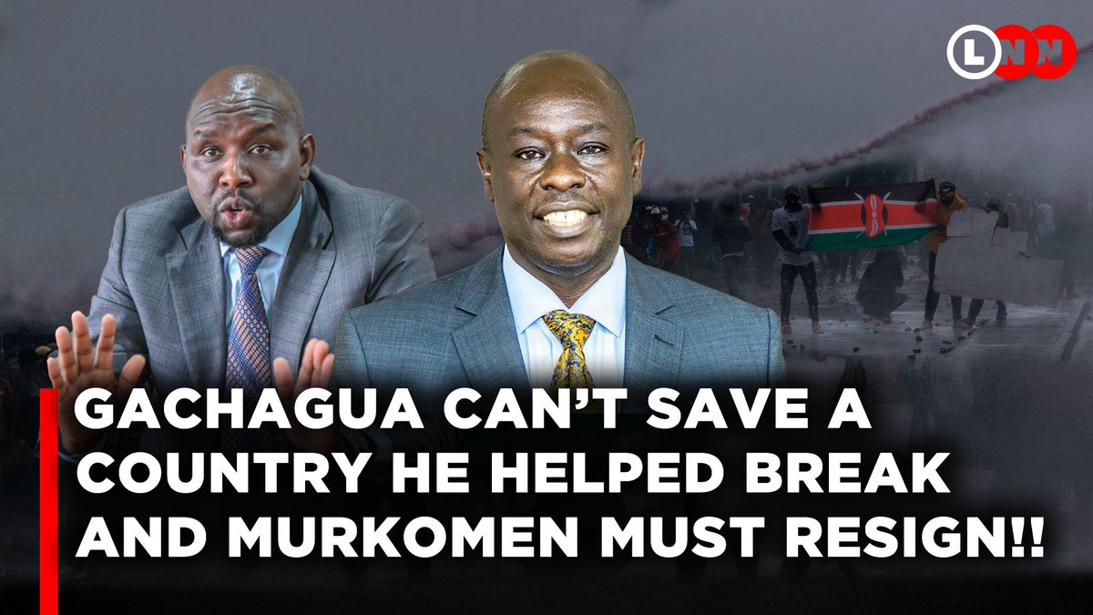Time for a reality check…
Can the man who stood by as a nation bled suddenly become its savior? And how long do we allow those who gave shoot-to-kill orders to remain in power without consequence?
If Gachagua is the hope, and Murkomen still holds office, then maybe the real