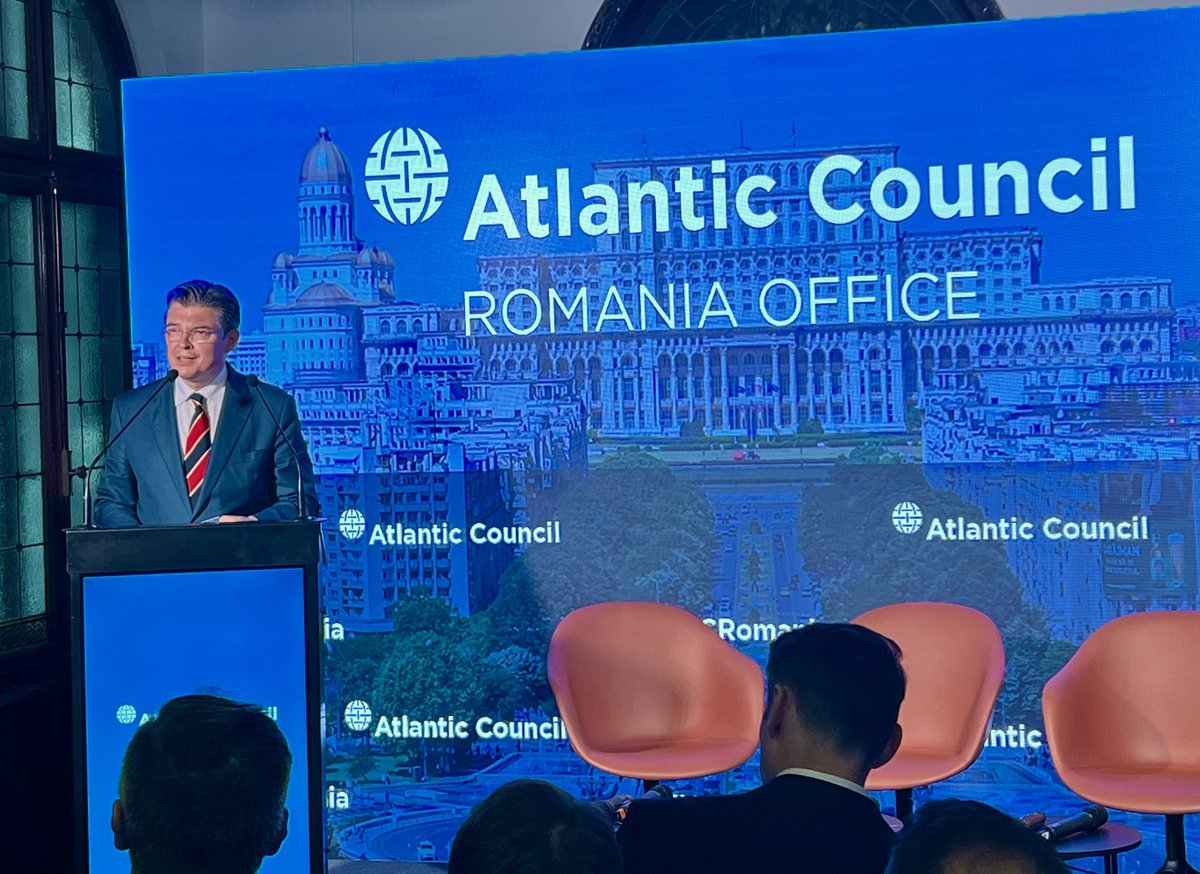 Andrei Covatariu (@andreicovatariu) on Twitter photo Excited about the opening of the <a href="/AtlanticCouncil/">Atlantic Council</a> Romania Office, officially launched today in #Bucharest. The new office will operate under the <a href="/ACGlobalEnergy/">Global Energy Center</a> & focus on the region’s #energysecurity challenges & priorities. Congratulations and best of luck ahead, Alex Serban! Excited about the opening of the <a href="/AtlanticCouncil/">Atlantic Council</a> Romania Office, officially launched today in #Bucharest. The new office will operate under the <a href="/ACGlobalEnergy/">Global Energy Center</a> & focus on the region’s #energysecurity challenges & priorities. Congratulations and best of luck ahead, Alex Serban!
