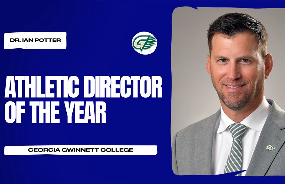 Georgia Gwinnett College’s Dr. Ian Potter Named 2024-25 CAC Athletic Director of the Year.

📰 - tinyurl.com/y437re88

#therightwaytoplay
