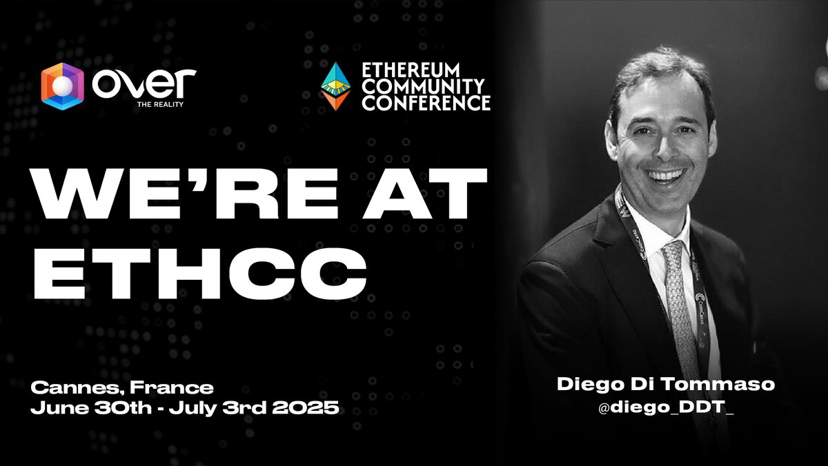 OVRtheReality's tweet image. @OVRtheReality has landed at @EthCC in Cannes, France — June 30 to July 3, 2025 🇫🇷
We’re building the world’s largest 3D map, powering the future of Physical AI.
Come say hi and let’s talk! DMs are open 👋