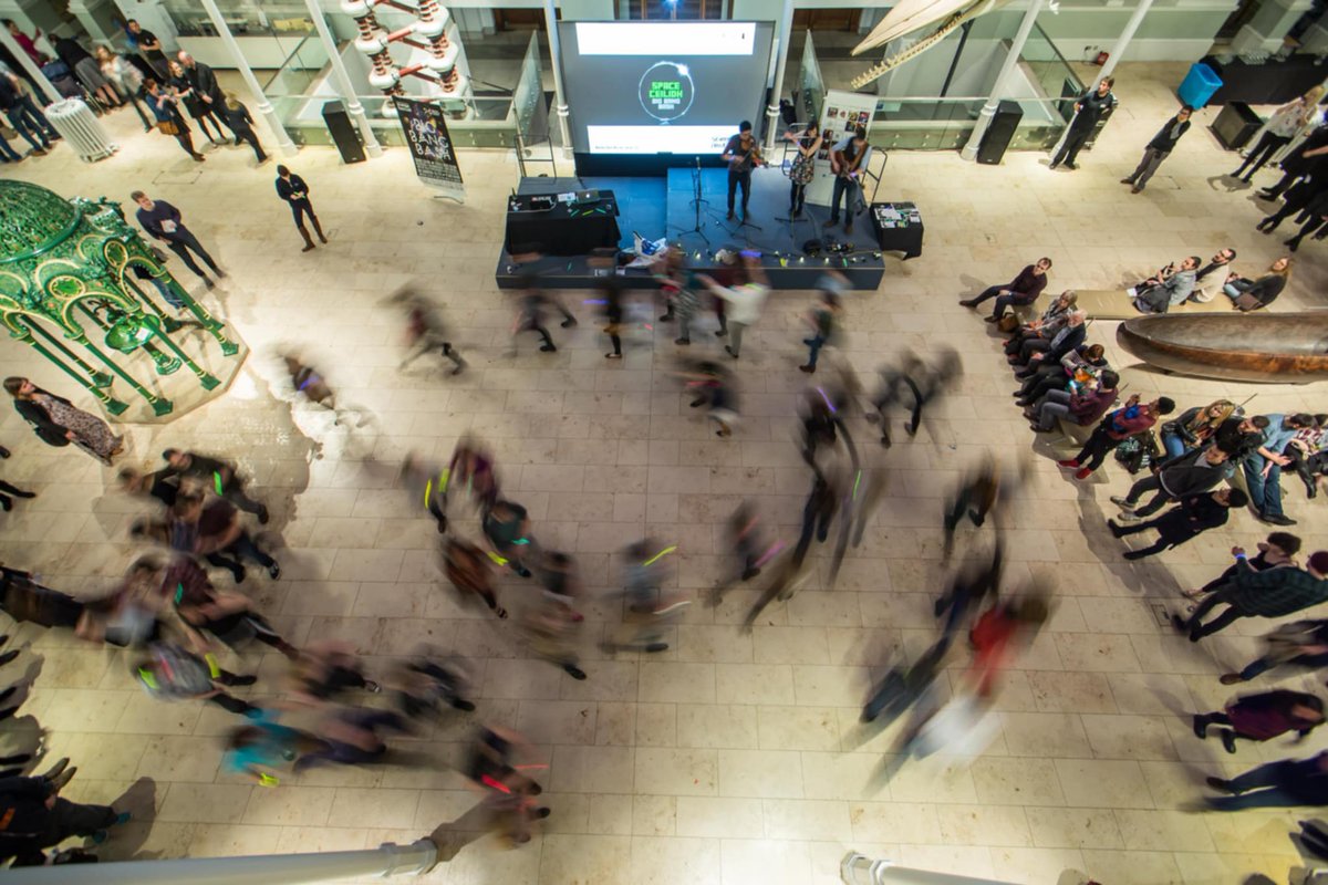 ScienceCeilidh's tweet image. We’ve co-created a ceilidh dance with @UofGravity scientists inspired by merging black holes 🌌
Catch the sneak peek TODAY at our public rehearsal before #GR24Amaldi16!
📍 Glasgow Uni Union
🕠 5:30–7pm
🎟️ Free: tinyurl.com/gravityceilidh
#GravitationalWaveCeilidh #ScienceCeilidh