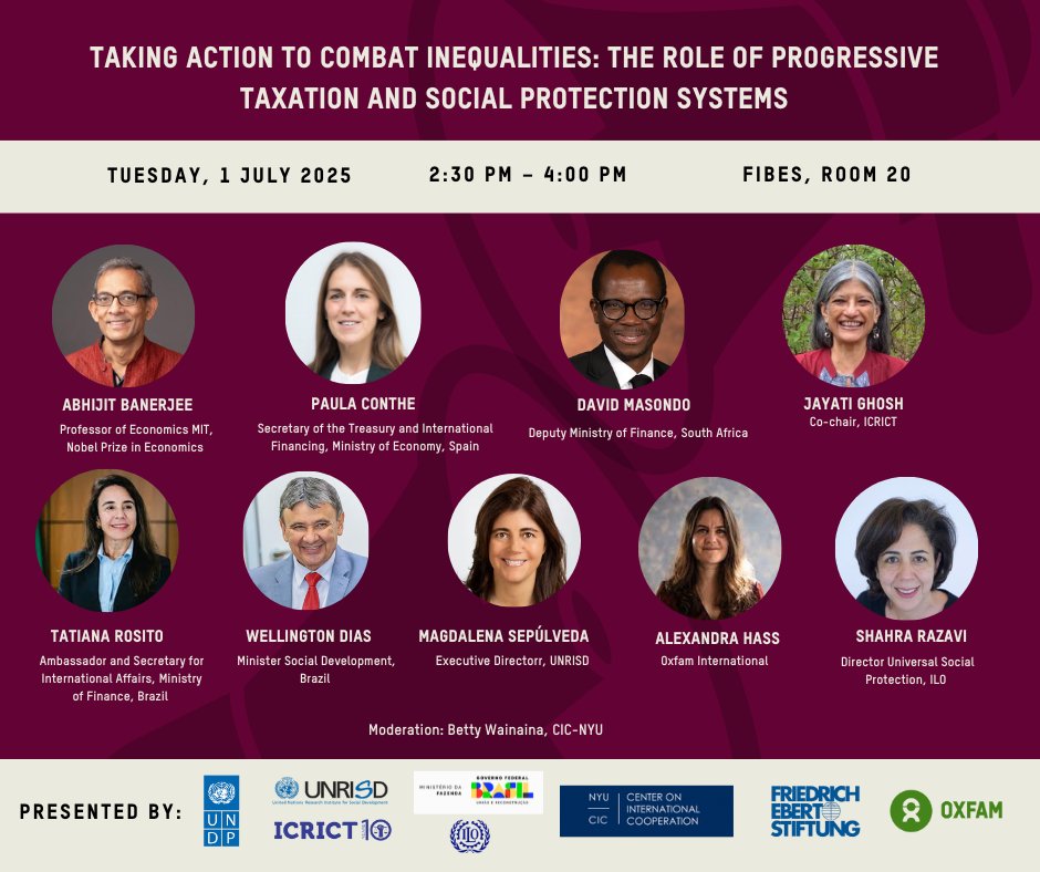 Strategies to reduce today's obscene inequalities must include more extensive and better quality social protection, financed by taxing the very wealthy corporations and individuals that currently don't pay their fair share.