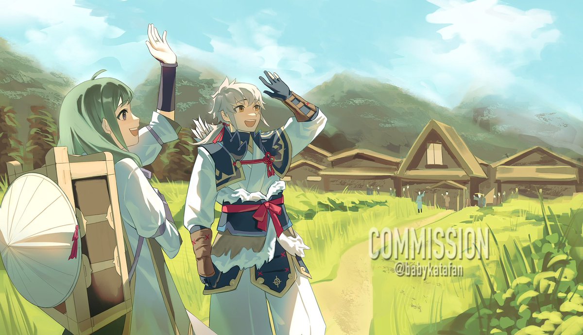 babykatafan's tweet photo. timeskip midori and kiragi for @CaptCarrotCake (designs by them) thank you!!π«Άπ«Ά https://t.co/tvlgitKkj2