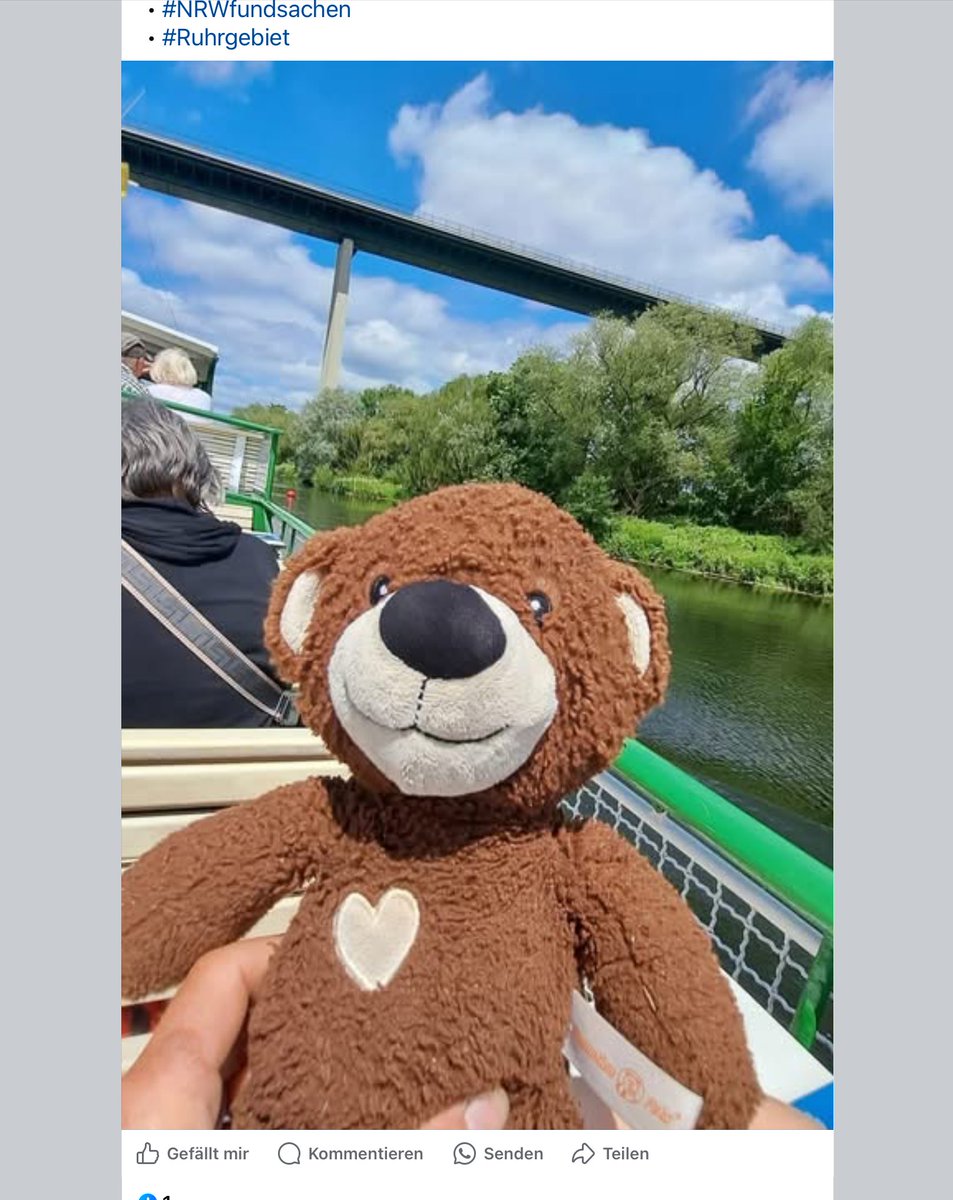 ☝️🧸#Mülheim Teddy vermisst.😳