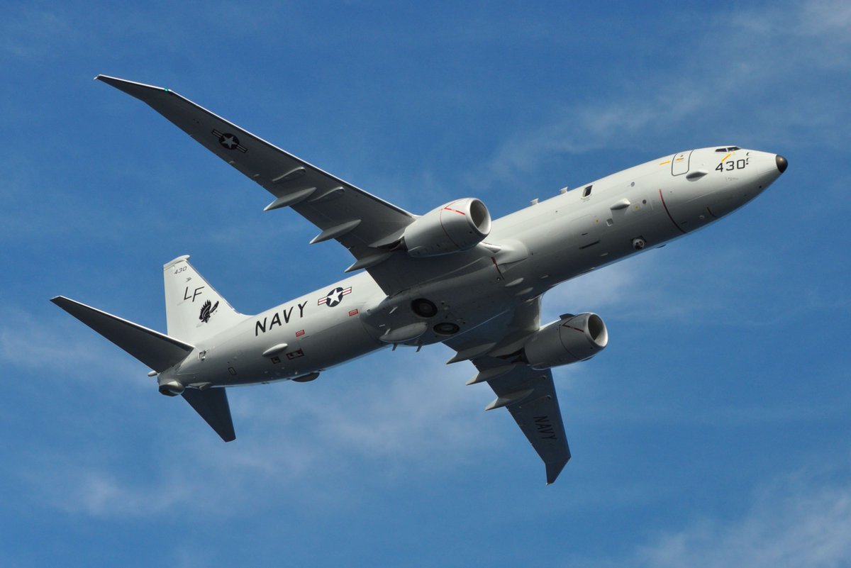 LebanonJets's tweet photo. #UnitedStates Navy #USN P8 through Lebanon's airspace today with callsign #PS301 https://t.co/BbLsIQfN53