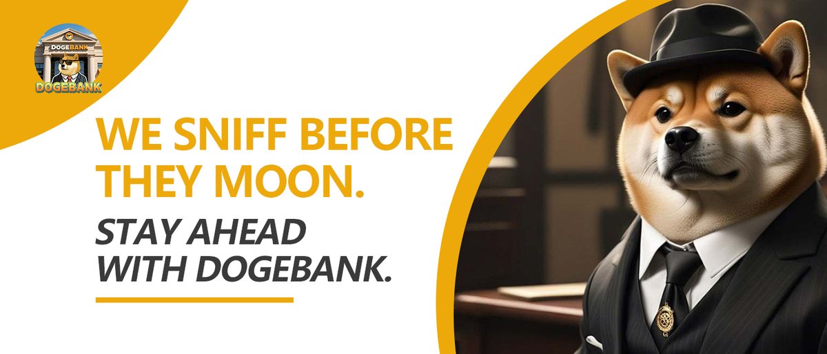 📊 We track #memecoin signals before they bark.

#DogeBank brings you the #alpha, not the aftermath.

Because early is everything.

#MarketTrends #MemeAlpha #DogeBank
