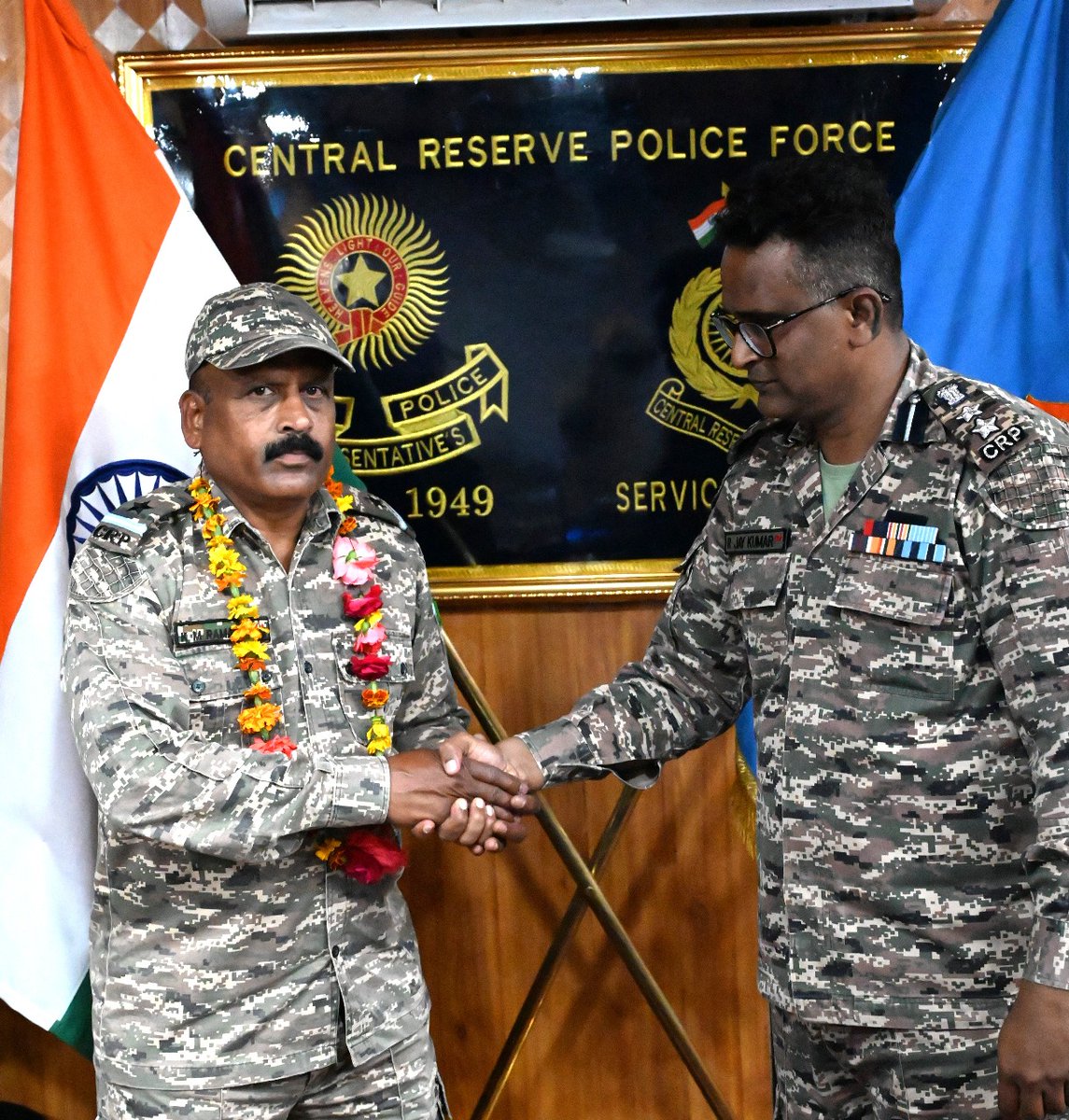 Team- 43 bn congratulates asi/gd K.Muthu Ramalingam for his well deserved retirement and expressed thanks for his 37 years of  dedicated service we will miss him