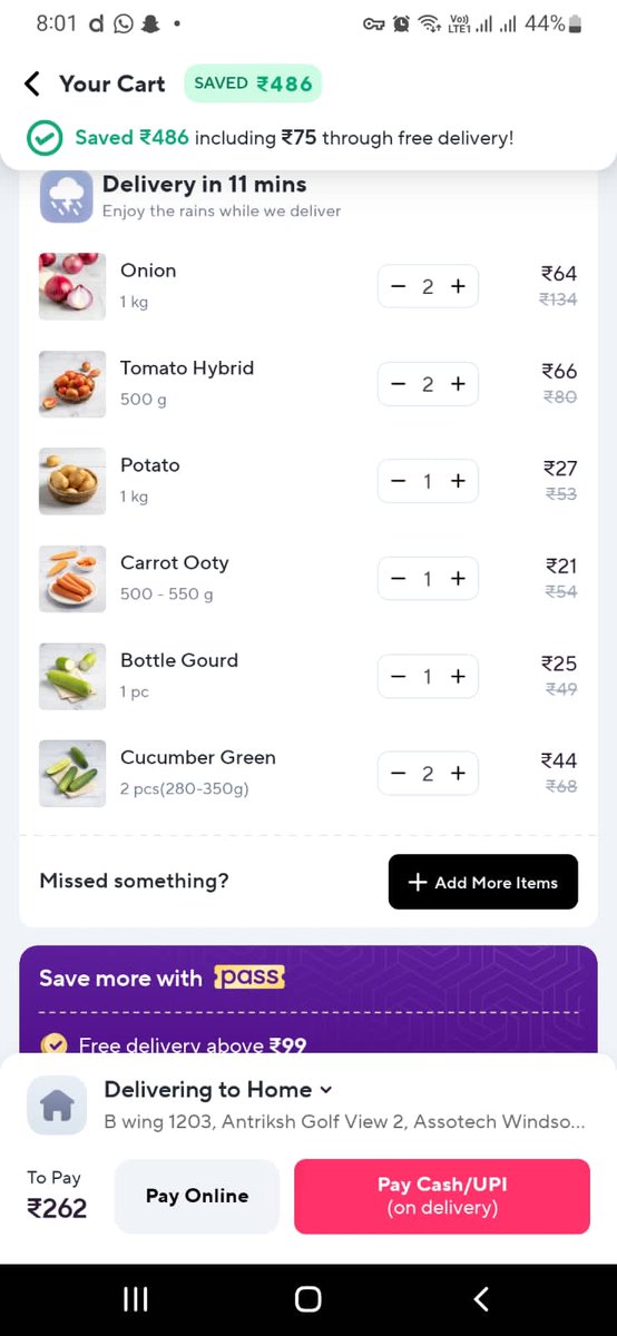 pds1629's tweet photo. Dear Consumer and Zepto look at the difference you people are changing such a big fraud. I am having a membership with Zepto and the charges shown on my app is way to high compared to a non member. Why do we need to be membership with you then ? The difference is not small. https://t.co/YVtPY9MCCc