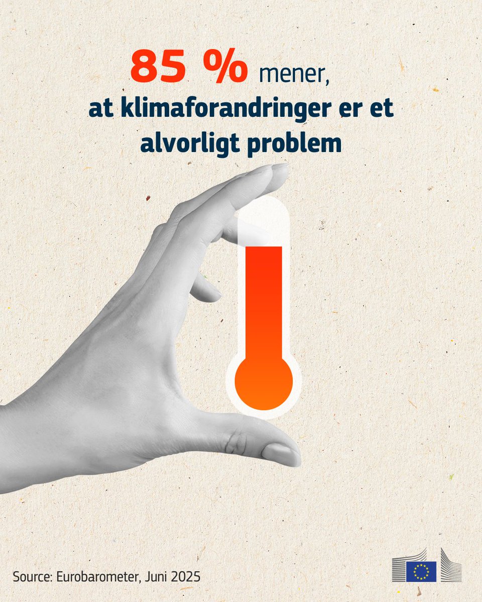 EU i Danmark (@euidanmark) on Twitter photo 🌱 Europæere står sammen for klimaet
Fra hedebølger til vildt vejr mærker vi konsekvenserne af klimaforandringer. 
Nyt #Eurobarometer viser, at europæerne ønsker handling fra EU og tager selv initiativ for et grønnere Europa🌍
Læs mere: europa.eu/eurobarometer/…
#eudk #dkgreen 🌱 Europæere står sammen for klimaet
Fra hedebølger til vildt vejr mærker vi konsekvenserne af klimaforandringer. 
Nyt #Eurobarometer viser, at europæerne ønsker handling fra EU og tager selv initiativ for et grønnere Europa🌍
Læs mere: europa.eu/eurobarometer/…
#eudk #dkgreen