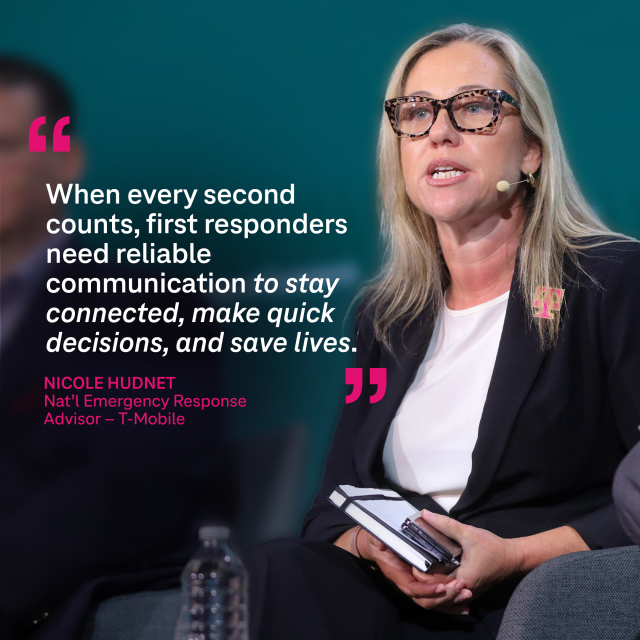 When crisis strikes, the network has to deliver. Nicole Hudnet, our National #EmergencyResponse Advisor, leads teams on the ground to keep first responders connected—no matter what. 💡 Backup power 🚛 Mobile cellular trucks 📊 Built-to-last infrastructure