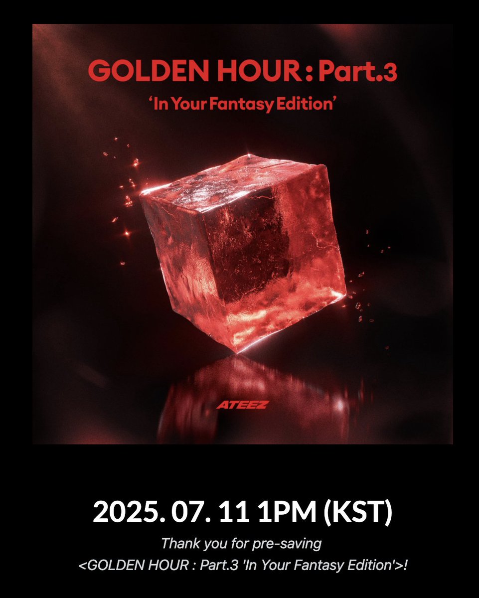 DJ_LAtiny's tweet photo. In Your Fantasy Edition

#ATEEZ #에이티즈 #GOLDENHOUR #GOLDENHOUR_Part3 #In_Your_Fantasy_Edition https://t.co/eNXdQcwqqN